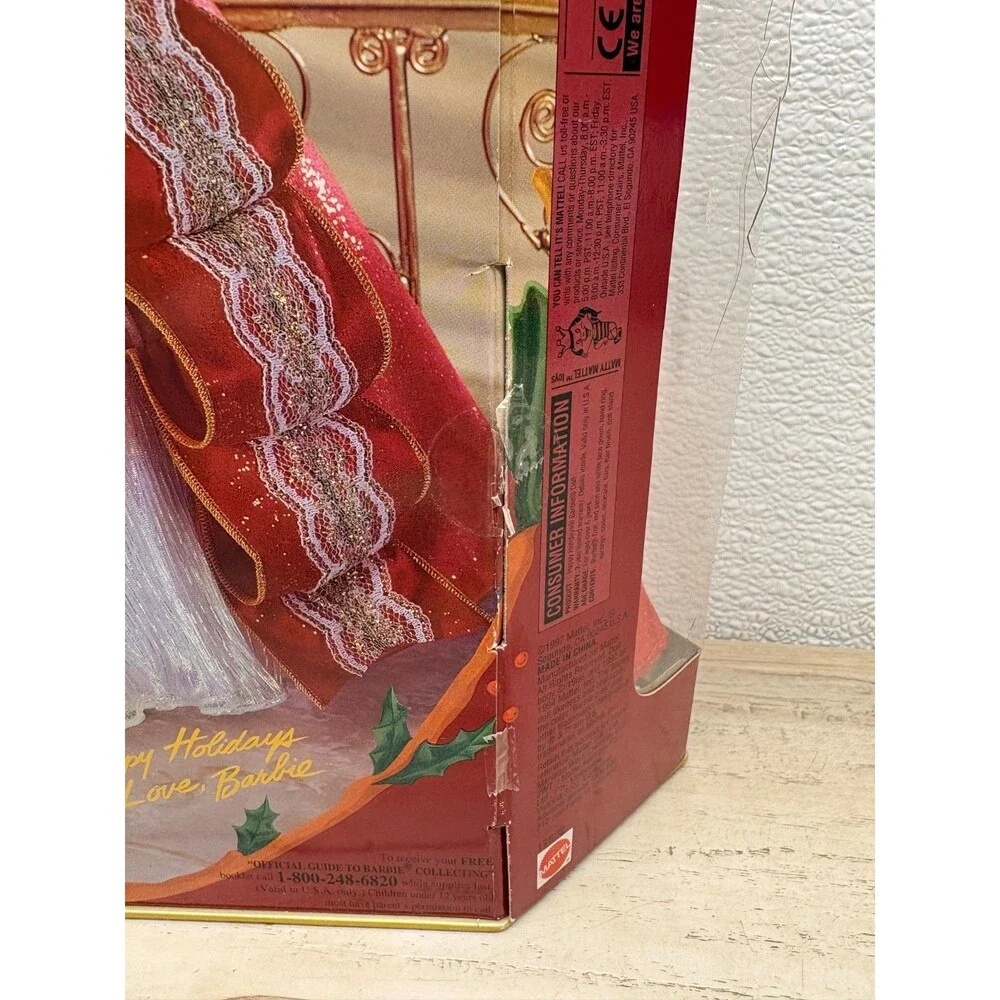 1997 Happy Holidays Barbie Special Edition 10Th Anniversary